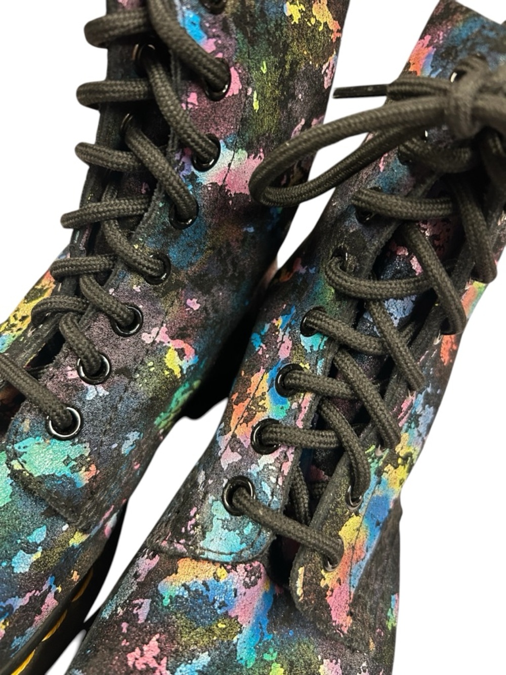 Dr. Martens Women’s 1460 Pascal Confetti Suede Lace Up Boots US Size 6 - Picture 8 of 14